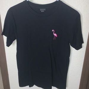 OBEY black flamingo shirt